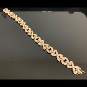 18k Gold Diamond tennis bracelet